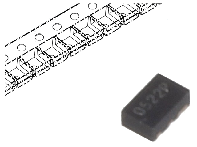 Diode: TVS netwerk; 8V; 5A; 150W; eenrichtings-; SLP1610P4; Ch: 2 Diode: TVS netwerk; 8V; 5A; 150W; eenrichtings-; SLP1610P4; Ch: 2